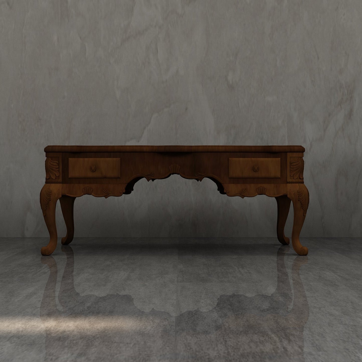 Retro Radiance Coffee Table