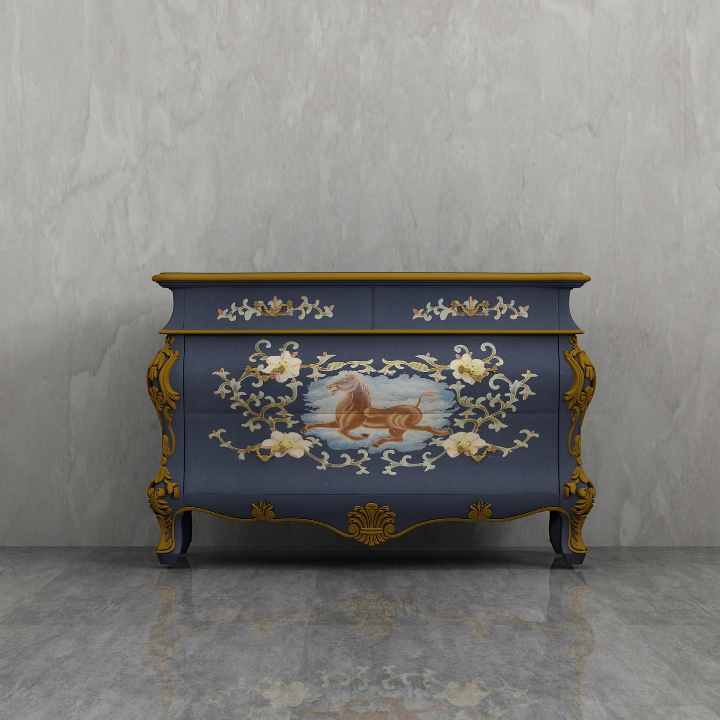 Art Deco Ascend Credenza